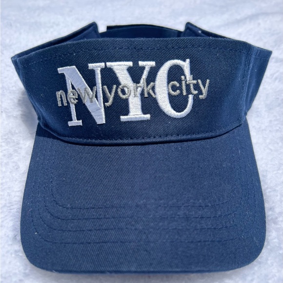 Sun Visor Tennis Visor Hat with New York City Logo - Picture 1 of 8